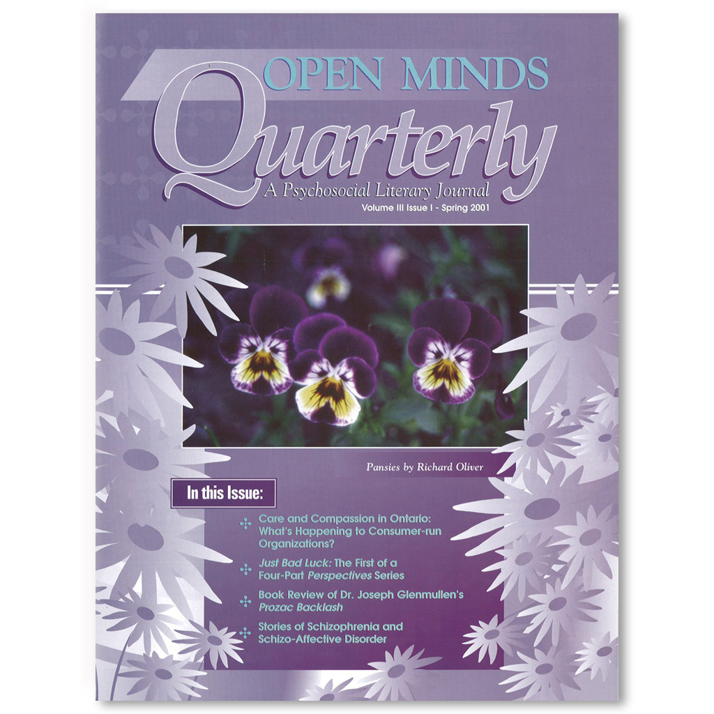 Open Minds Quarterly: The poetry and literature of mental health recovery