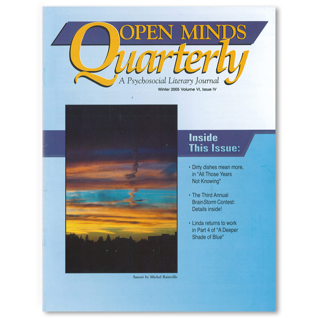 Open Minds Quarterly: The poetry & literature of mental health recovery