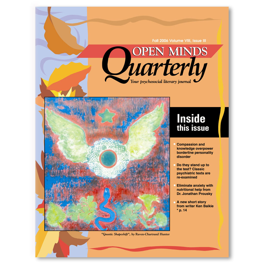 Open Minds Quarterly: The poetry and literature of mental health recovery